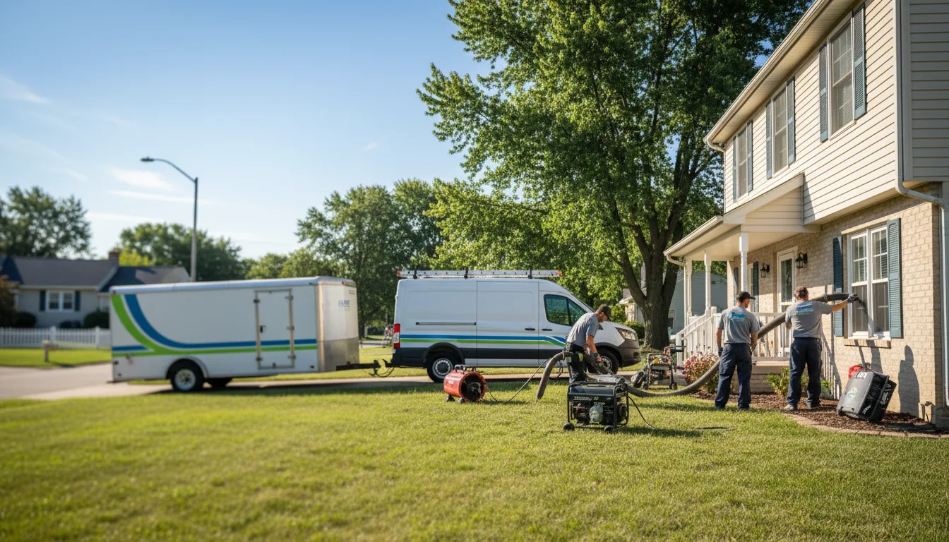 Flooded Basement Restoration And Cleanup With Repair in Lake Geneva, WI near me